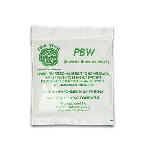 Pbw Powdered Brewery Wash 2 Oz Goldsteam Craft Brewing Supplies