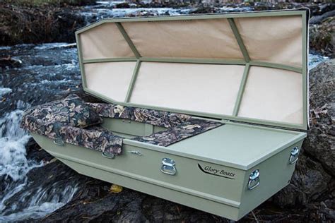 Jon Boat Casket Now The Deceased Can Fish For Eternity ⋆ Outdoor