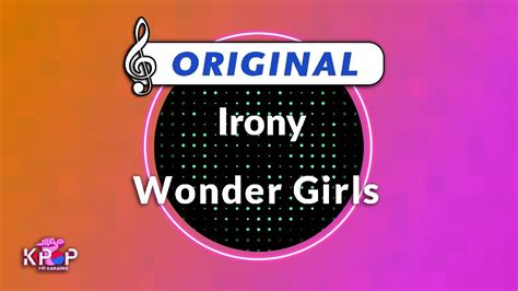 Kpop Mr 노래방 Irony Wonder Girls Origin Verㆍirony Wonder Girls