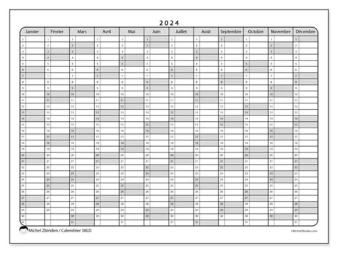 Calendrier Avril 2024 38 Michel Zbinden Fr