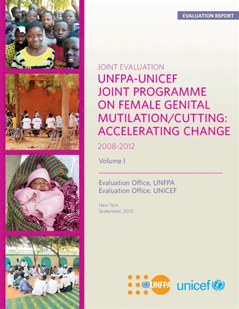 Pdf Unfpa Unicef Joint Programme On Female Genital Mutilationcutting