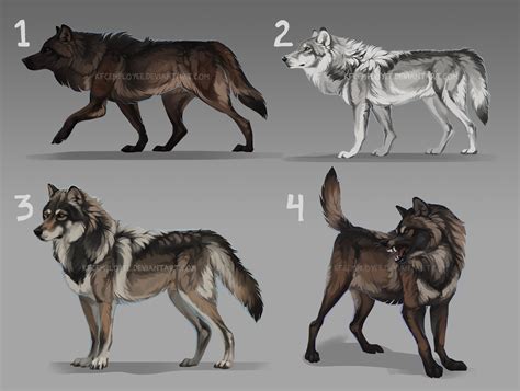 Wow Wolf Adopts Auction Closed By Chickenbusiness On Deviantart