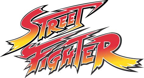 Street Fighter Logo In Red Yellow And Orange Letters