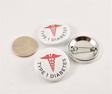 Funny Type One Diabetes Pin Set Of Four Insulin Addict Beta Etsy