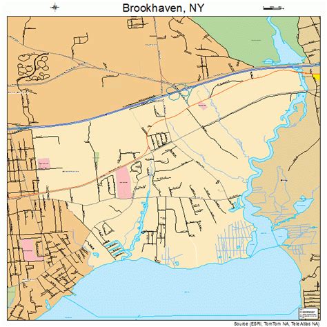 Brookhaven Town Map