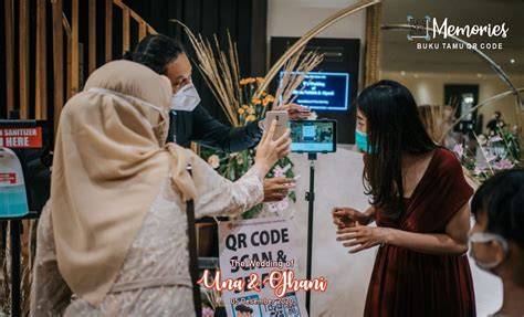 Una Ghani Memories Undangan Dan Buku Tamu Digital Qr Code With Selfie