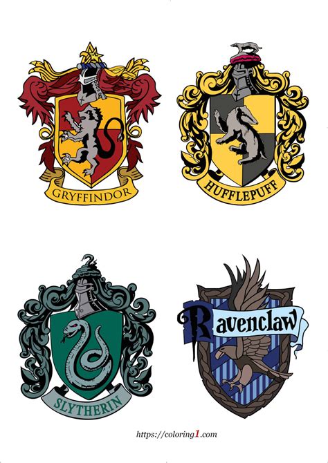 Hogwarts House Crests Png Loni Werner