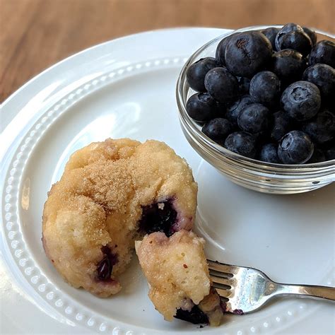 Healthy Microwave Single Serving Blueberry Muffin In A Mug Recipe