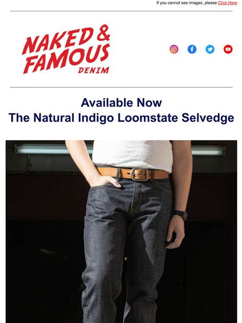 Naked And Famous Denim Restock Alert The Natural Indigo Loomstate Is Back In Stock Milled
