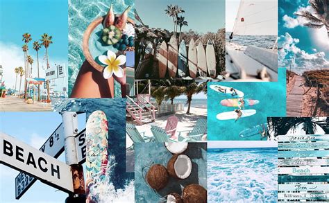 Beach Aesthetic Collage Aesthetic Surf Hd Wallpaper Pxfuel