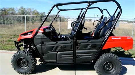 Overview And Review New 2012 Kawasaki Teryx4 4 Passenger Side By Side