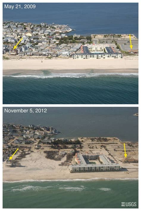 9 Haunting Before And After Photos Of Sandys Devastation Hurricane Sandy Devastation Beach