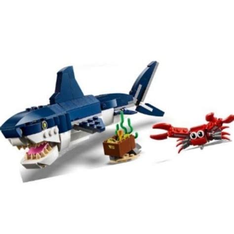 Cod Lego Creator 3in1 31088 Deep Sea Creatures Original Lego Shark