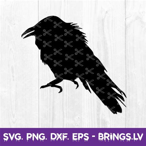 Raven Wings Svg