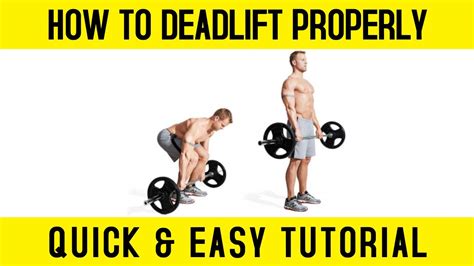 How To Deadlift For Beginners Quick And Easy Tutorial Youtube