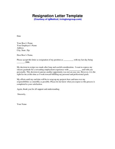I appreciate the opportunities for professional. Resignation Letter Sample PDF | Resignation letter, Formal ...