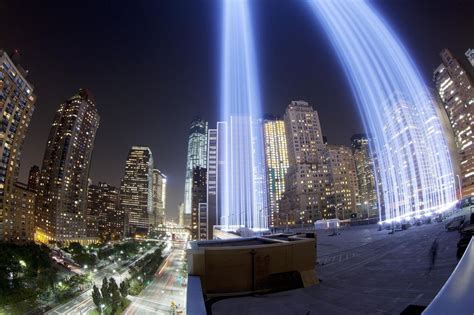 9/11 World Trade Center 'Tribute in Light' can be viewed from Staten ...