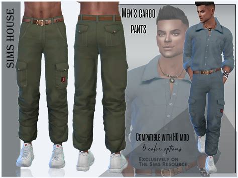 The Sims Resource Mens Cargo Pants