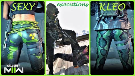 SEXY KLEO 3 New Skins EXECUTION COMPILATION Modern Warfare II