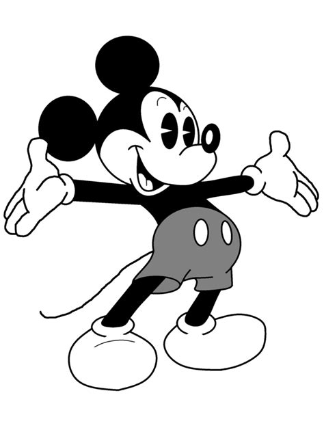 Mickey Mouse Black And White Wallpapers On Wallpaperdog