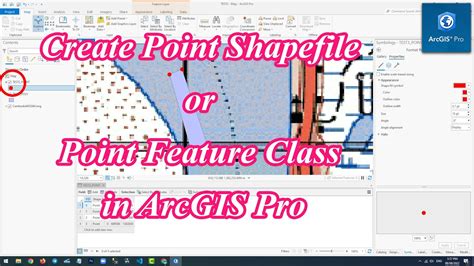 Create Point Shapefile Or Point Feature Class In Arcgis Pro Youtube