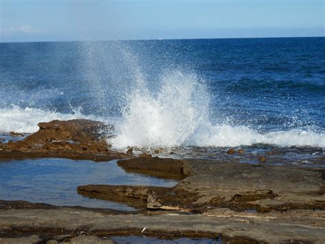 Free Images Beach Sea Coast Sand Rock Ocean Horizon Sunrise