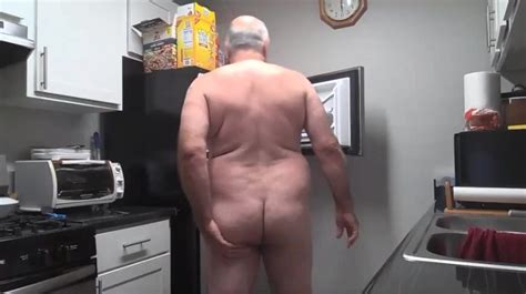 Sexy Daddy Naked In His Kitchen Thisvid