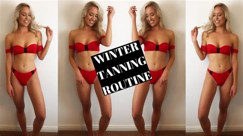 My Tanning Routine Winter Sunless Self Tan Youtube