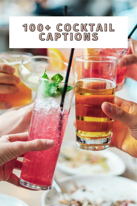 100 Cocktail Captions For Instagram Bits And Bites
