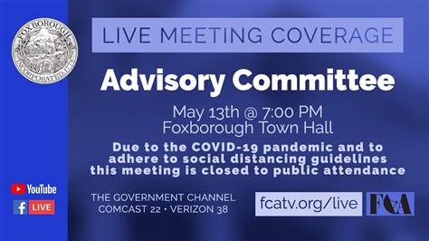 Advisory Committee Meeting 51320 Youtube