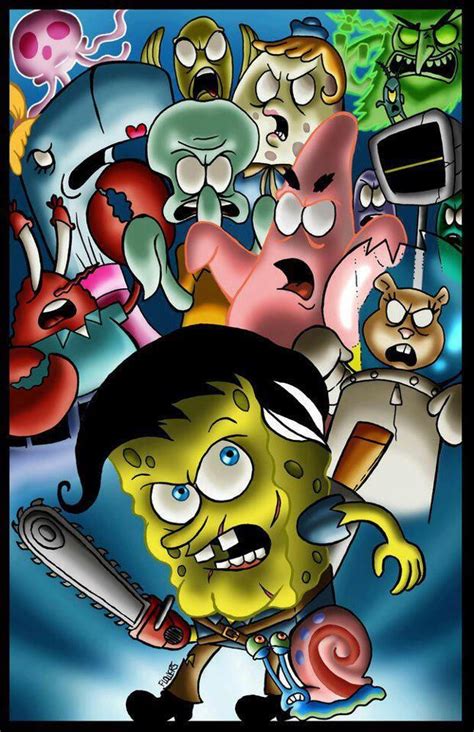 Products Spongebob Spongebob Wallpaper Horror Characters