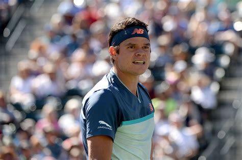 Milos raonic of canada in action during his gentlemen's singles second round match against jack sock of the united states on day four of. Milos Raonic - Thursday, March 14, 2019 - BNP Paribas Open