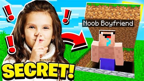 I Found Noob Girls Secret Base In Minecraft Youtube
