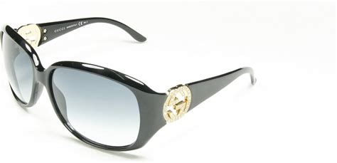 gucci occhiali da sole gg 3578 d28 jj con strass in nero amazon it moda