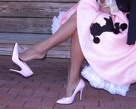 Pink Poodle Skirt And Shoe Dangle Full Fashioned Cuban Flickr