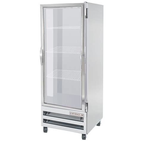 This unit is perfect for cooling 20 oz. Beverage-Air RI18-G-LED 27" One Section Glass Door Reach ...