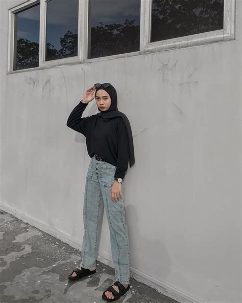 pin oleh bat oul di inspirasi ootd hijab model pakaian hijab gaya swag model pakaian