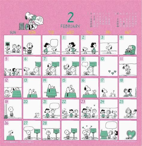 New Peanuts Snoopy Comic Design Calendar 2023 Wall Etsy Uk