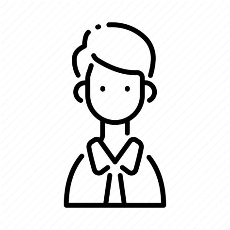 Avatar Businessman Character Face Man Manager Profile Icon
