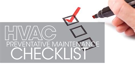 Hvac Preventative Maintenance Checklist 2021 Guide