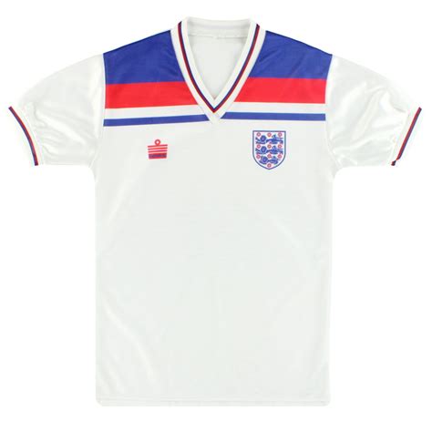 1980 83 England Admiral Home Shirt S Retro England Shirts