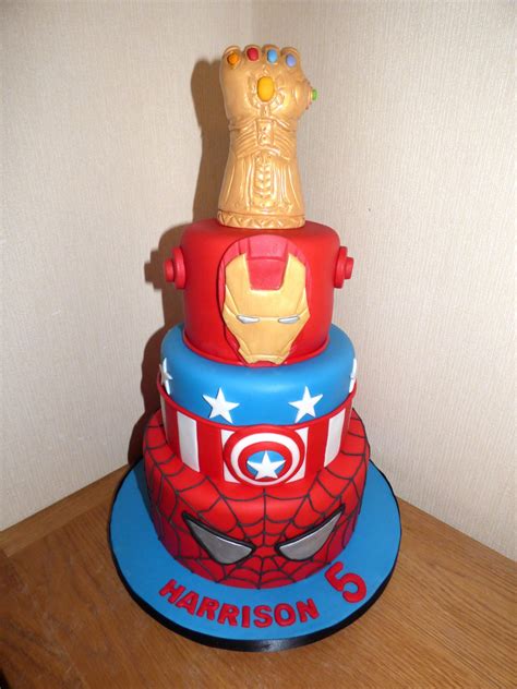 And if you're a guardians fan be sure to create your own guardian of the galaxy. 3 Tier Marvel Superheroes Birthday Cake | Susie's Cakes