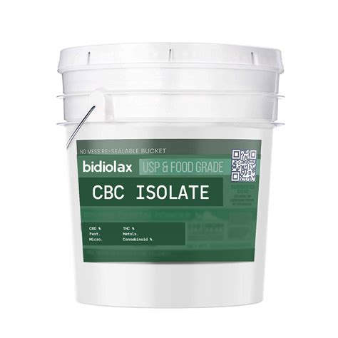 CBC Isolate | CBC Distillate, CBG Isolate - Bidiolax
