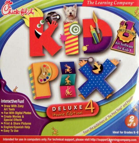 Kid Pix Deluxe 4 Home Edition Multi Platform 2009 For Sale Online