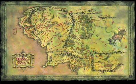 72 Lord Of The Rings Map Wallpaper