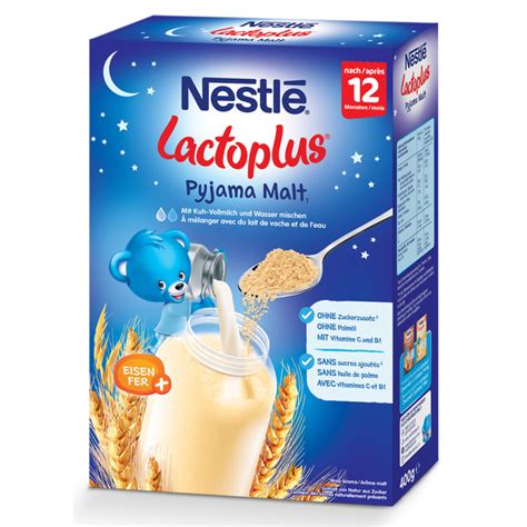 Nestlé Folgemilch Pulver Lactoplus Pyjama Malt 12 Monate 400g