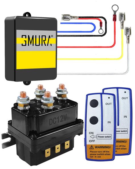Buy Winch Solenoid Relay 12v 250a Wireless Winch Remote Control Kit