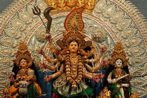 Covid 19 Dampens Navratri Durga Puja Celebrations Sambad English