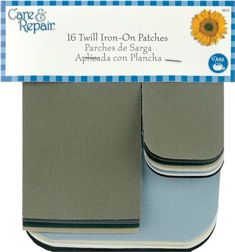 9675d Twill Iron On Patches 16pkg Assorted Colors Modellbahn Ott Hobbies
