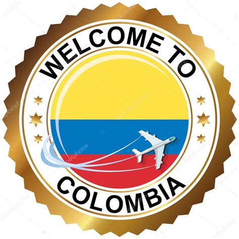 Bienvenido A Colombia — Vector De Stock © Sapphire7777 81248676